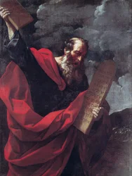 Moses mit den Gesetzestafeln